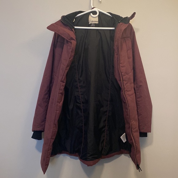 NWOT Ripzone dark dusty pink waterproof/insulated womens winter jacket. Size M. - Picture 5 of 12